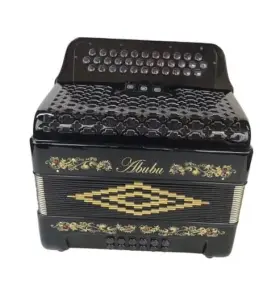 Abubu34-fbe Abubu World 34-key Accordion 3412 Fbe Black