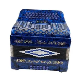 Abubu34-gcf-bl Abubu World 34-key Accordion 3412 Gcf Blue