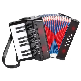 Uc-104 Aimeis Kids Accordion Mini 17 Piano Key 8 Bass Button Accordian Education