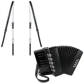 Mi9718 Aklot Accordion Straps Leather Adjustable Accordions Shoulder Strap Belts