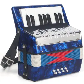Mi9975 Aklot 17 Key Piano Accordion Lightweight Kids Celluloid Accordions Brig