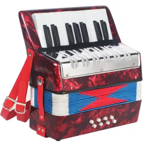 Mi9977 Aklot 17 Key Piano Accordion Lightweight Kids Celluloid Accordions Brig