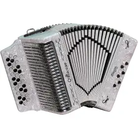 Alacran 197881485399 3112 31button Diatonic Accordion White Solgcf Rf