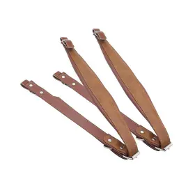 Bibistore 745302235049 Soft Leather Adjustable Accordion Shoulder Harness Straps Instrument Accessor