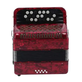 Bonkzeburwgno45h0m-11 Bonkzebu 22 Key 8 Bass Accordion Stable Pitch Hand Polished Accordian Comfort