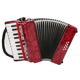 Bter 450150398121 Piano Accordion 8 Bass 22-key Exquisite Ergonomically Designed Accordions Wi