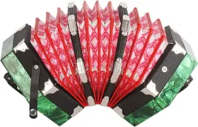 Mvf1867132536313rs Btuty Accordion Concertina Acordeon Instrument Acordion Green