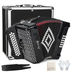Sfq-34 Chehery Accordions 34 Key 12 Bass Accordion F/b/e Tone Design Professional And Beginner