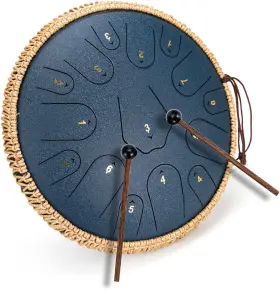 Yonghui-004 Chunfeng Steel Tongue Drum- 14 Inch 15 Notes-tongue Drums For Blue