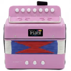 D Luca 825232666523 Dftluca Kids Series Button Accordion Pink