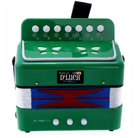D Luca Dl105-gr Dftluca Kids Series Button Accordion Green