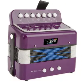 D Luca Dl105-pr Dftluca Kids Series Button Accordion Purple