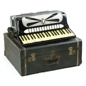 Mm.20 Da Vinci 1950s Vintage Stereo Full Size Electric Piano Accordion Italy
