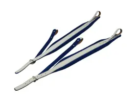 Dluca 805232494722 Dftluca Dsg-whlblv Pro Sg Series Genuine Leather Accordion Straps White/blue