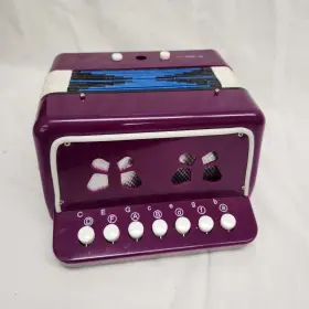 G105-pr Dluca Dftluca Child Button Accordion Purple