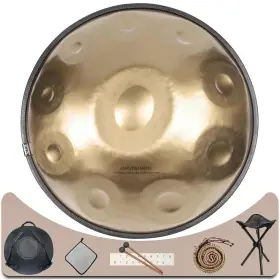 Eavnbaek Ebsd-10-gd Advanced Adult Handpan 22-inch 10-note 22 Inch Golden 10 Note