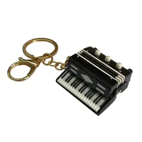 Keychain-002 Gebibb Accordion Keychain Musical Instrument Gift Chris