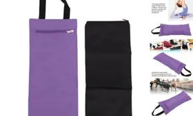 Grcfumo Grcfumozmb9vrqgf8-12 Yoga Sandbag 3 Colors Zippered Design Oxford Cloth Purple - 41.5 X 18 Cm