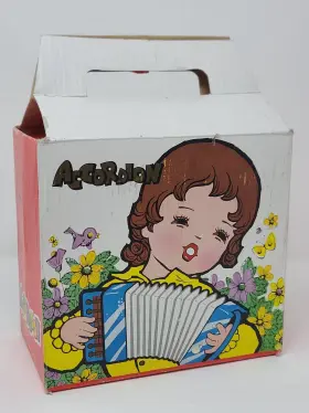 Uc-102 Hero Vintage Marbled Accordion Musical Instrument Uc 102 - With Box Very Nice