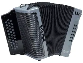 Hohner 009126767640 Corona C-ii Redesigned Silver Rainbow Fbbeb Fbe Button Accordion
