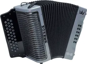 Hohner 190786394339 Corona C-ii F/bb/eb Accordion - Silver Rainbow