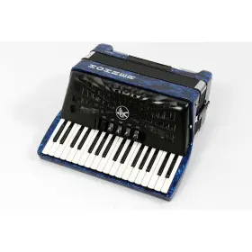 Hohner 197881198695 Bravo Iii 72 Accordion With Black Bellows Blue Ob