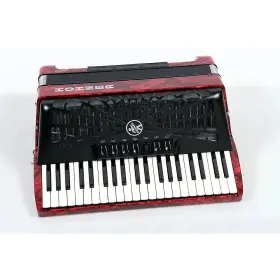 Hohner 197881346690 Bravo Iii 120 Accordion With Black Bellows Red Ob