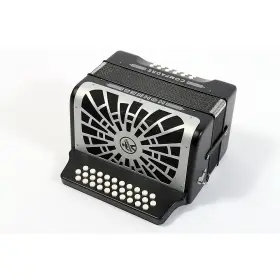 Hohner 197881442392 Compadre Diatonic Accordion - Keys Of E/a/d Black Ob