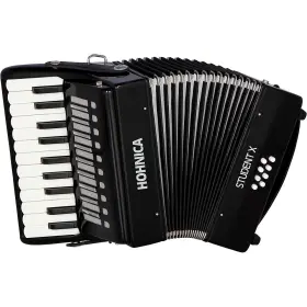 Hohner 197881447960 Student X 8-bass Piano Accordion Black Rf