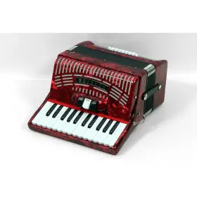 Hohner 197881449520 Hohnica Beginner 48 Bass Accordion Red Ob