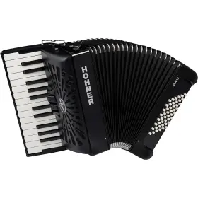 Hohner 197881472689 Bravo Ii 48 Accordion With Black Bellows - Rf