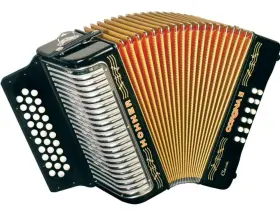 3500fb Hohner Corona Ii F Bb Eb Accordion With Bag And Strap
