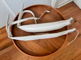 Hohner 825232543725 Accordion Leather Straps White