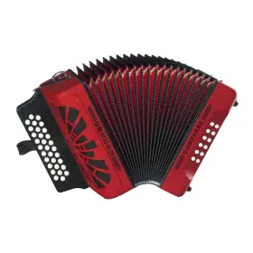 Hohner Accordions 190786386341 Compadre Fbbeb Accordion With Gig Bag Red