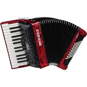 Br48r-n Hohner Accordions 26-key Piano Accordion 48 Bass Red