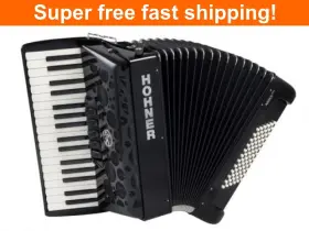Amiiv72 Hohner Amica Forte Iv 72 Chromatic Piano Key Accordion-new