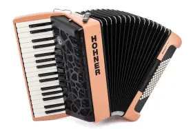 Br72-t Hohner Bravo Mycolor Iii 72 Chromatic Piano Key Accordion Sunrise - Turquoise