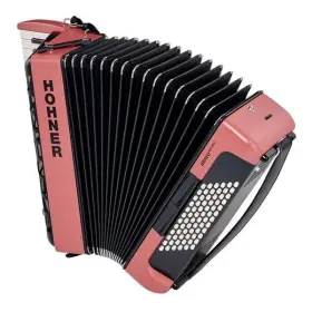 Br72-vr Hohner Bravo Mycolor Iii 72 Chromatic Piano Key Accordion Fire - Venetian Red