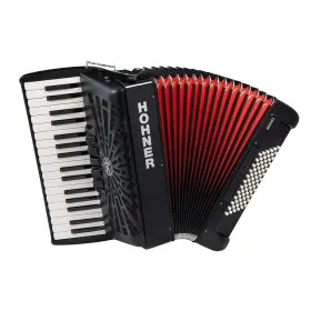 Braviii-72-blk Hohner Bravo Iii 72 72-key 3-voice Accordion With Gig Bag Black