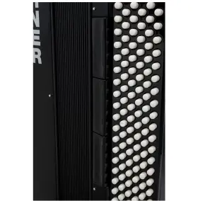 Hohner Bravo3-120bk Bravo Iii 120 Piano Accordion Bass 41 Treble Keys Black