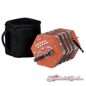 D40-u Hohner D40 Concertina Accordion 20 Key With Gig Bag