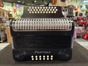 Ha-3100gb Hohner 31 Button Diatonic Panther Gcf Accordion Black