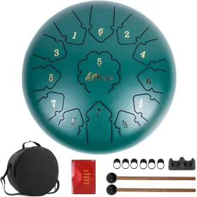 Mi3322 Horse Steel Tongue Drum 12 Inch 13 Tones Green