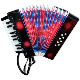 Julymoda Sfq6000112 17 Keys Mini Accordion 8 Bass Button Lightweight Gift For Beginner