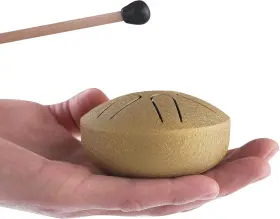 Ls-sd-3in-6n Lesage Steel Tongue Drum 3 Inch 6 Notes Mini Handpan Percussion Gold