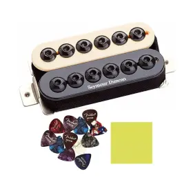 Sh-8b Liquid Audio Seymour Duncan Invader Reverse Zebra Pickup Bundle With 12x Picks And Liq