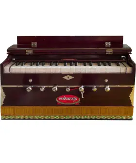 Mnv00002025 Maanvish Harmonium #1 Maharaja Musicals Handmade 3 1/4 Octave Saptak 7 Stop Standing