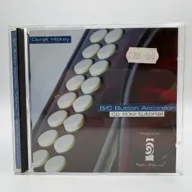 Madtrad 689232051426 Derek Hickey Cd Rom B/c Button Accordion Tutorial Irish Music Instructional
