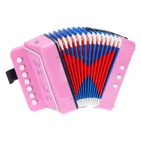 Mea240903ee001724 Meccanixity Accordion 10 Keys Button Mini Musical Instrument Toys Gifts For Adu