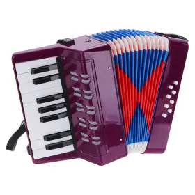 Mea240903ee001731 Meccanixity Accordion 17 Keys 8 Bass Button Mini Musical Instrument Lightweigh
